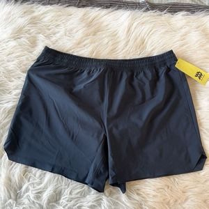 All In‎ Motion Shorts Blue High Rise Lightweight Moisture Wicking Womens Size XL